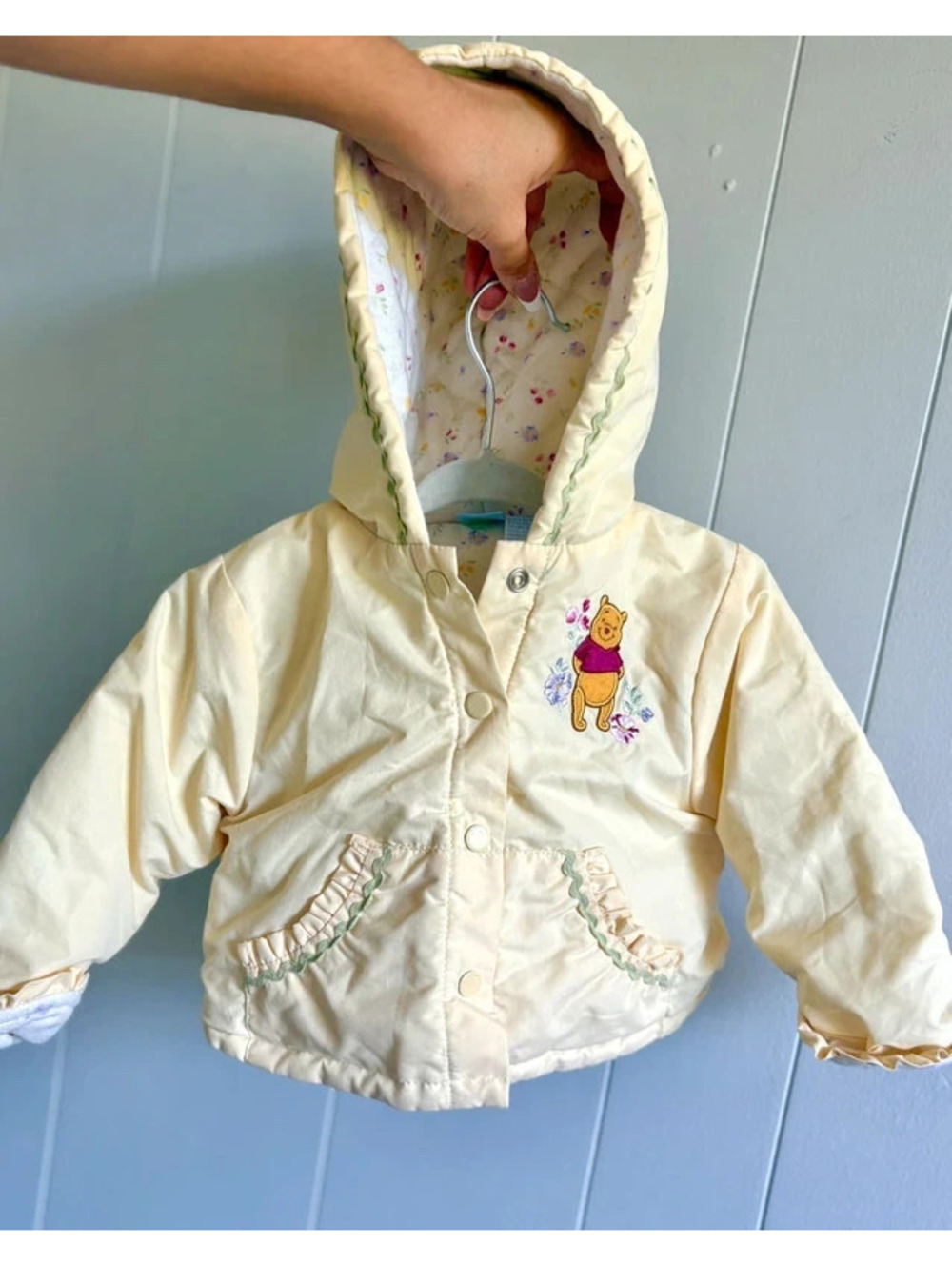 Vintage 12M Disney Winnie The Pooh Yellow Jacket